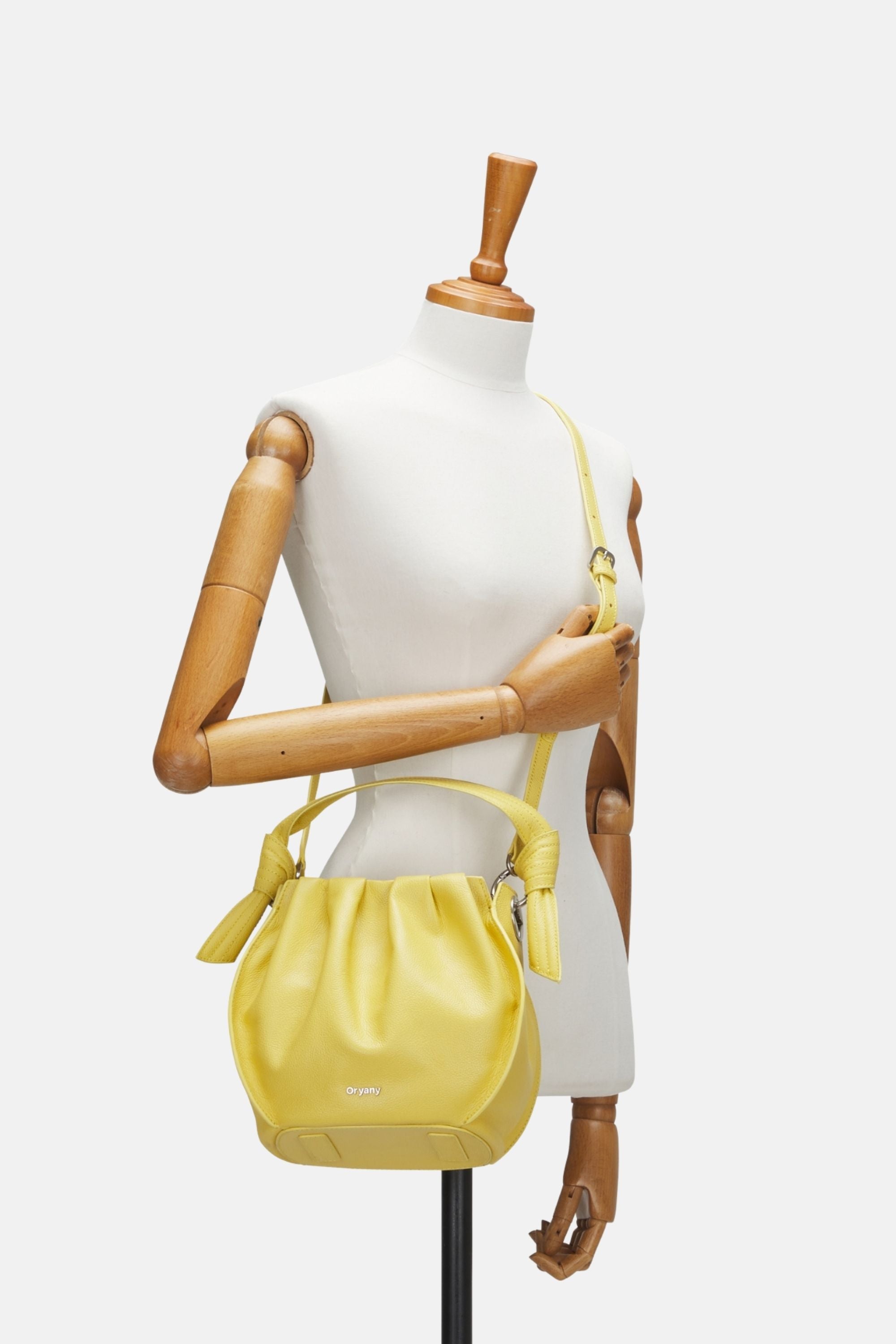 Oryany - Selena Bucket Medium Crossbody Handbags - Golden Yellow / One size