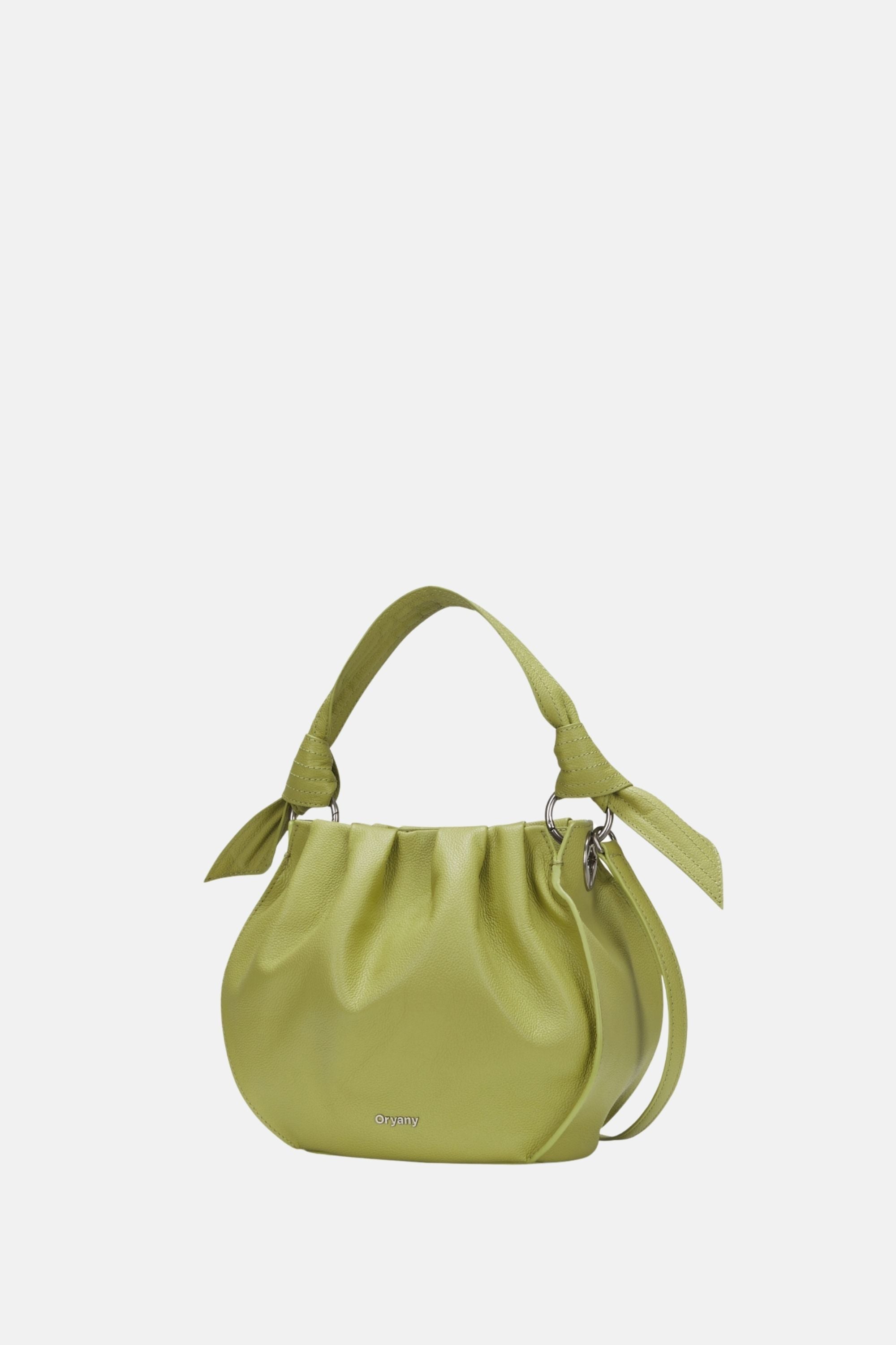 Sample Product - Oryany - Selena Bucket Bag - Medium Crossbody - Sweet Green Leather