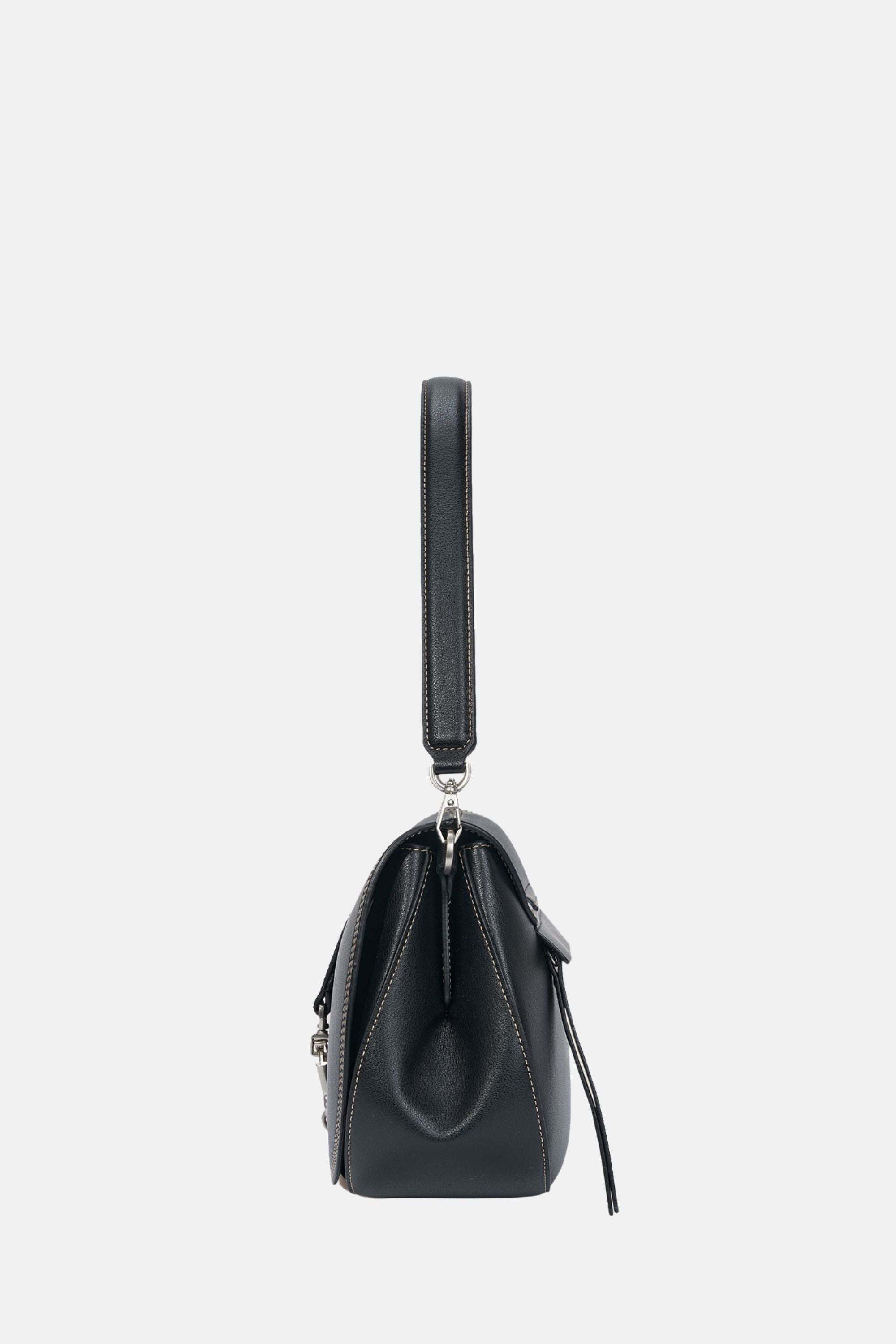 Western Stitch Saddle Bag - Black / One size