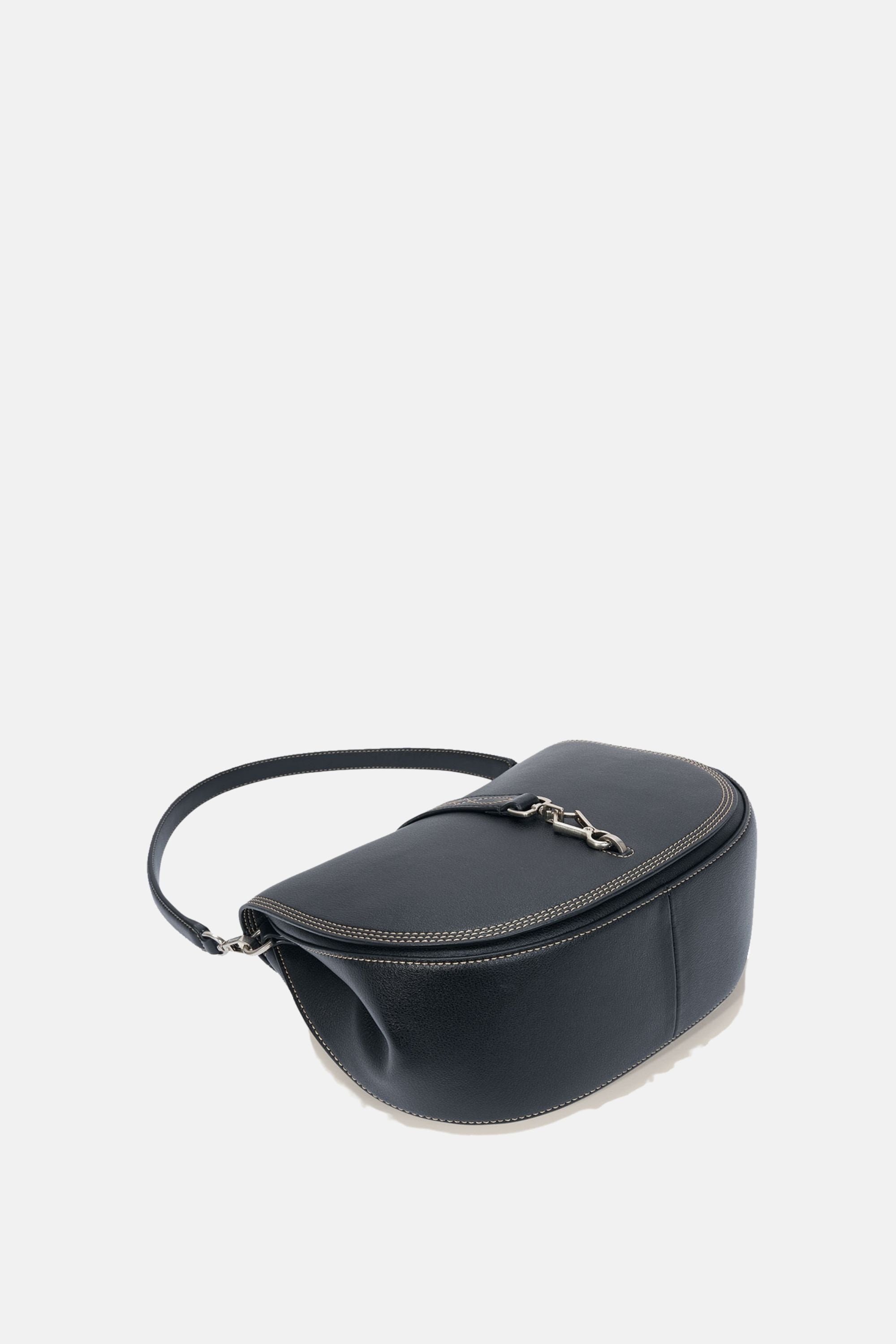 Western Stitch Saddle Bag - Black / One size