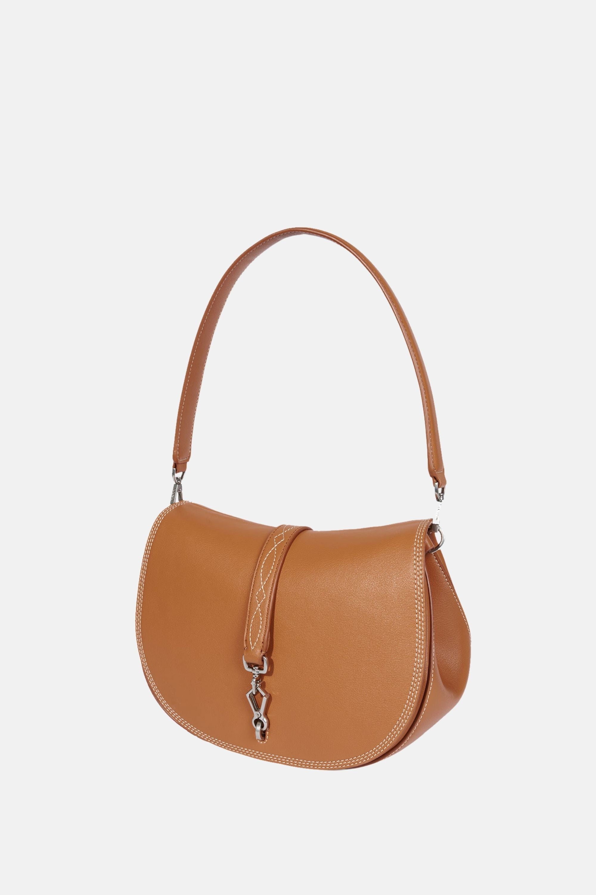 Sample Product - Oryany - Western Stitch Saddle Bag - Tiki Tan Leather