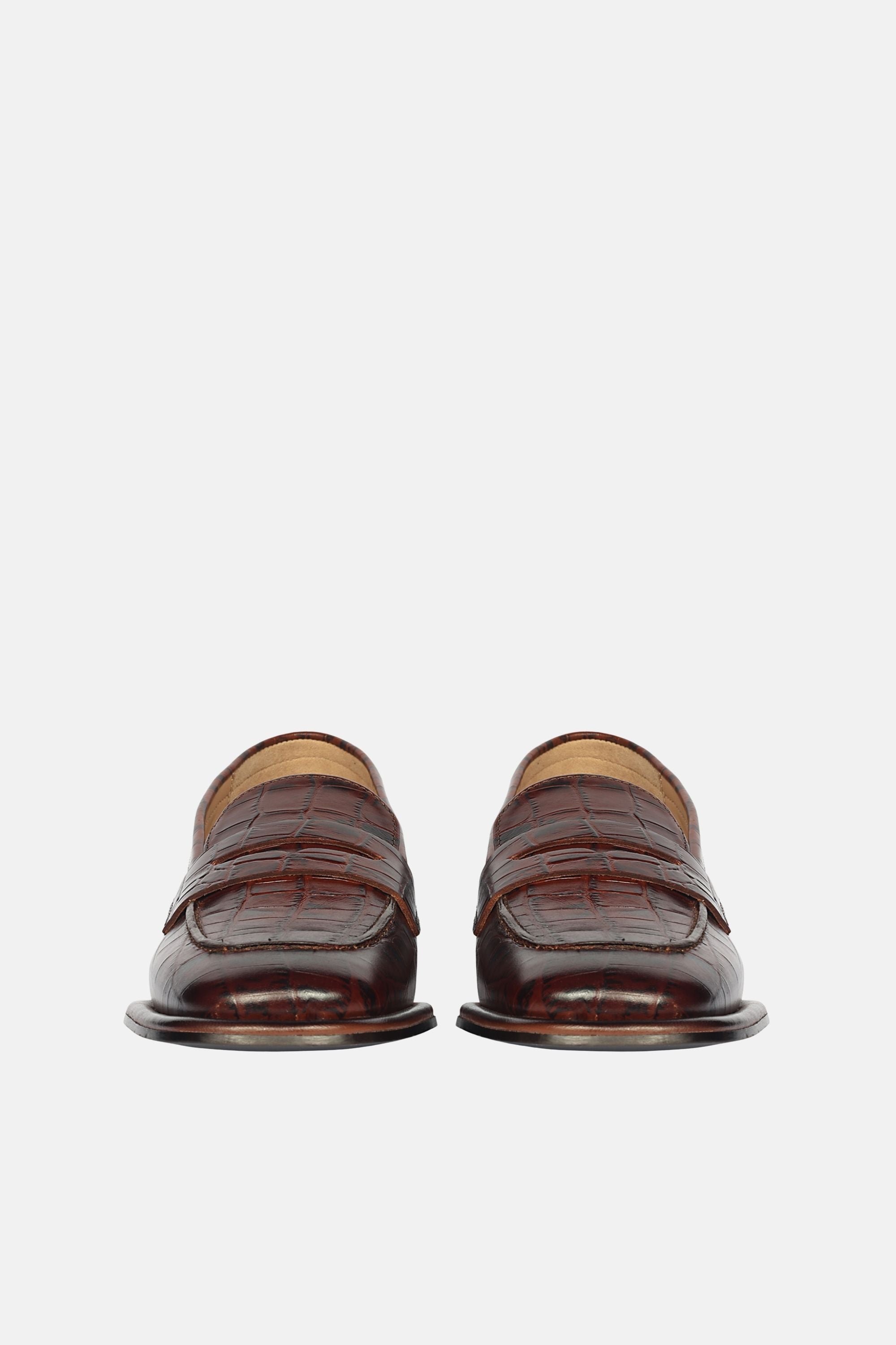 Carla Croco - Heel Loafers