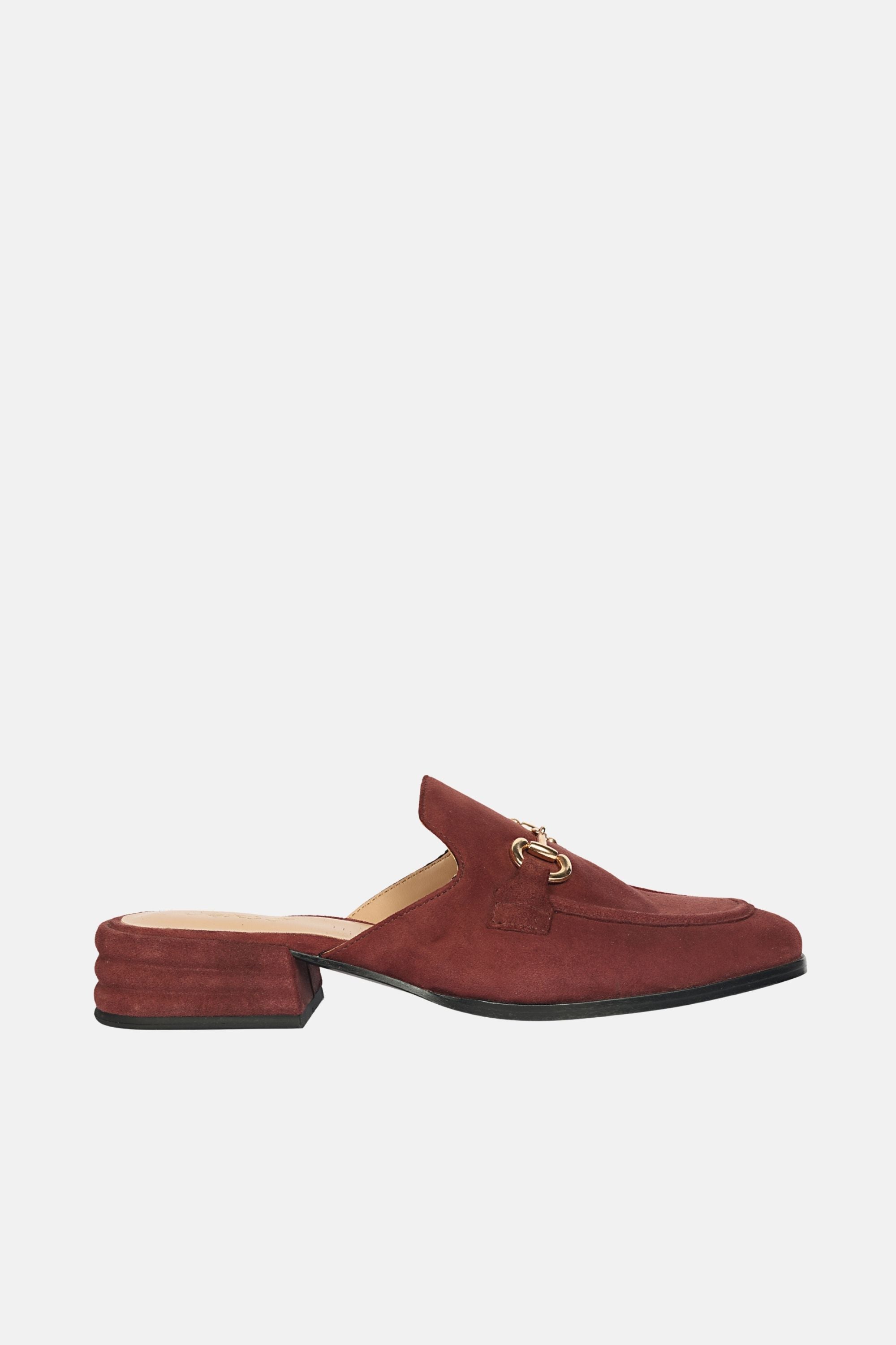Savannah Suede - Heeled Mule