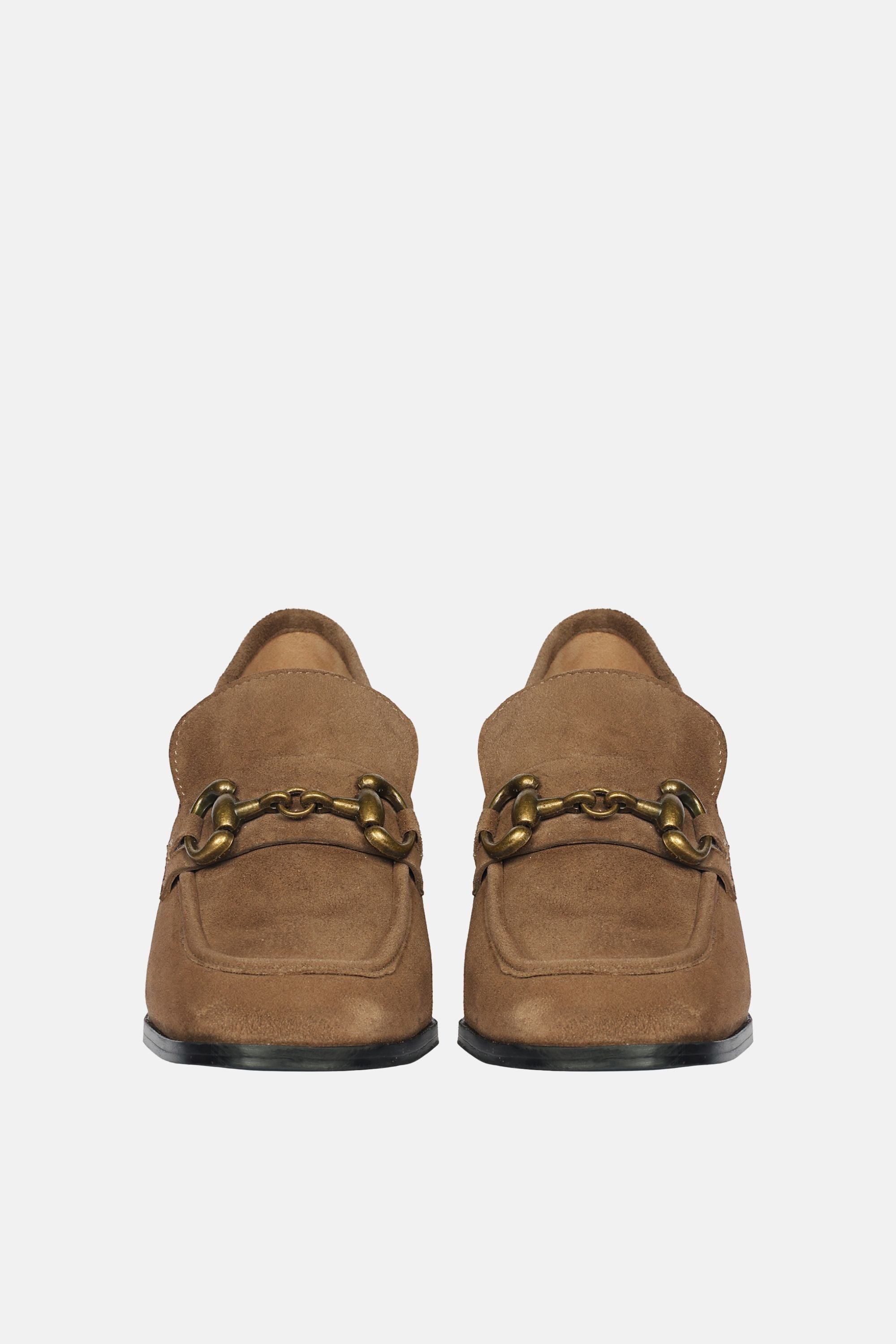 Vera Suede - Heeled Loafers