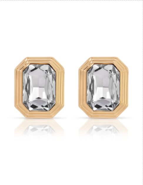 Emerald Deco Earrings