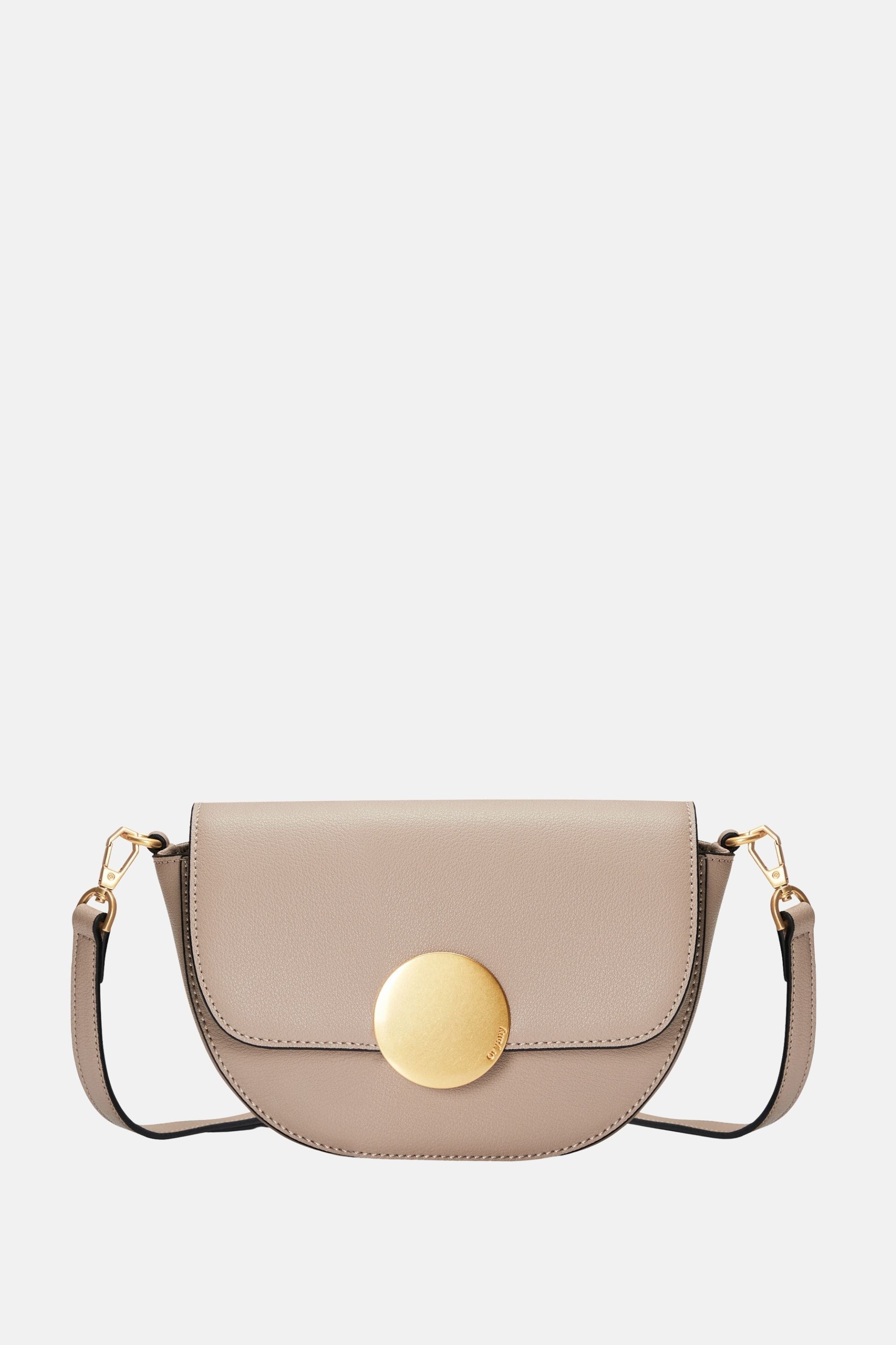 Oryany - Lottie Saddle Crossbody Small Handbags - Taupe / One size