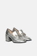 Saint G - Vera Metallic Heeled Loafers Footwear
