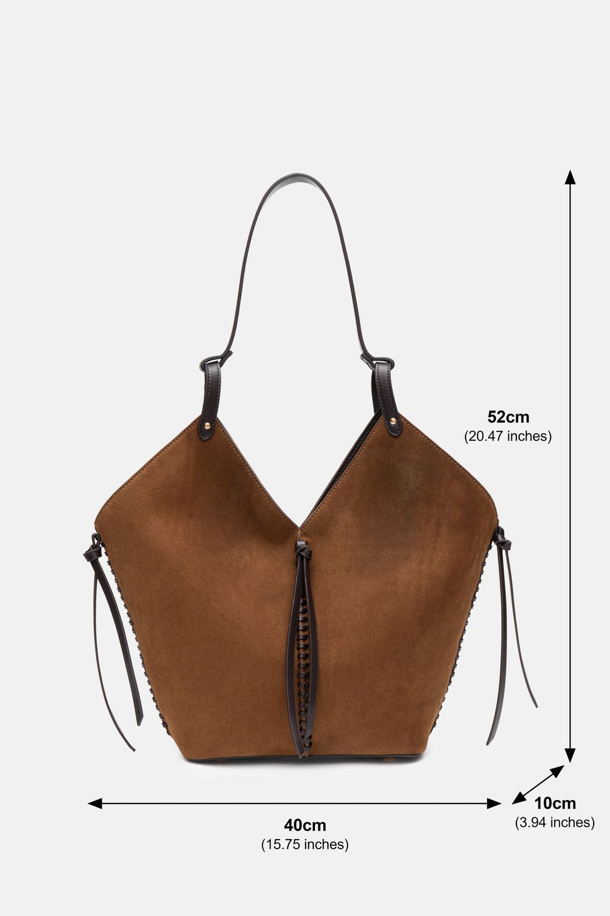 Jelavu - Sedona Suede Chestnut Tote Bag