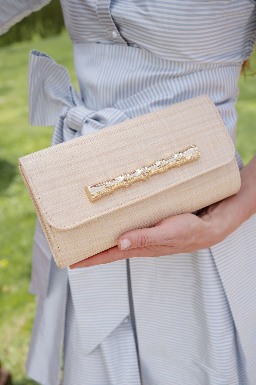 Avery Clutch Straw - Charm