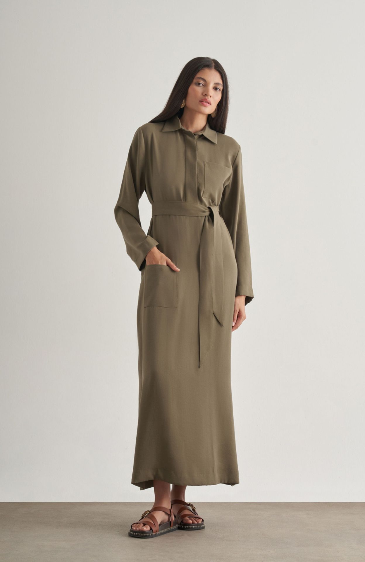 Mizalle Shirt Dress - Dress