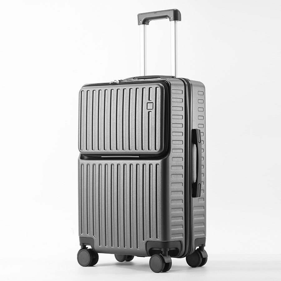 Hardside Spinner Suitcase with Front Access Compartment