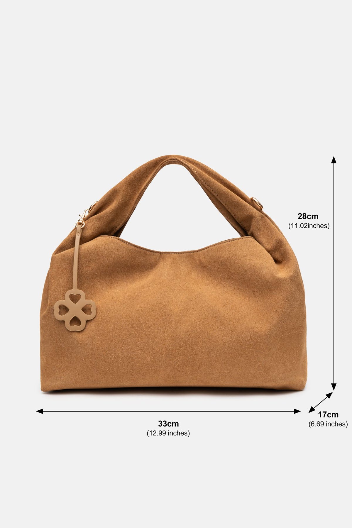 Jelavu - Florence Suede Beige Satchel Bag