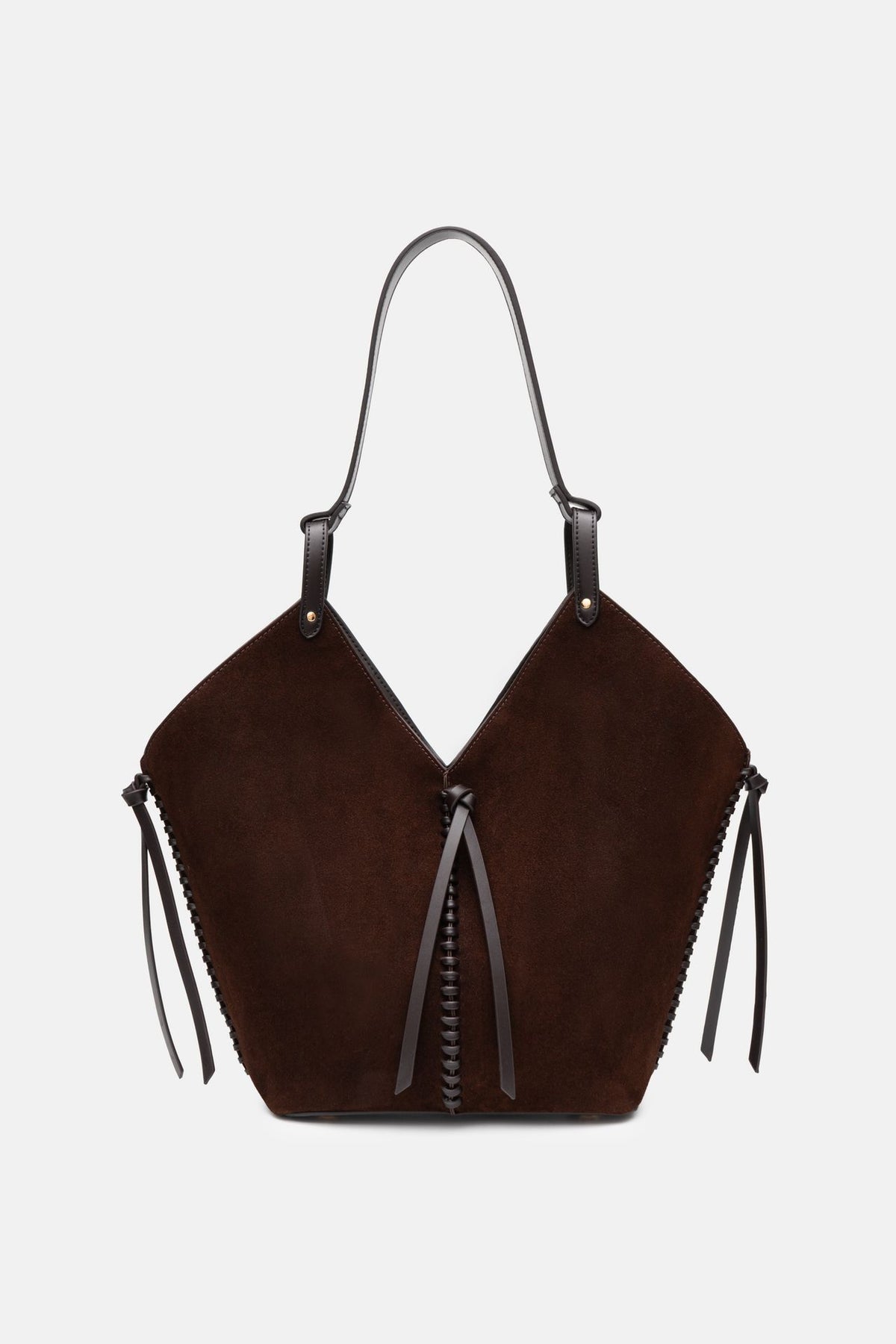 Jelavu - Sedona Suede Chocolate Tote Bag