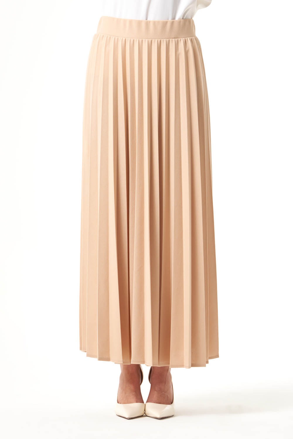 Beiege Waisted Pleated Midi Skirt - Skirt – FutureBrandsGroup