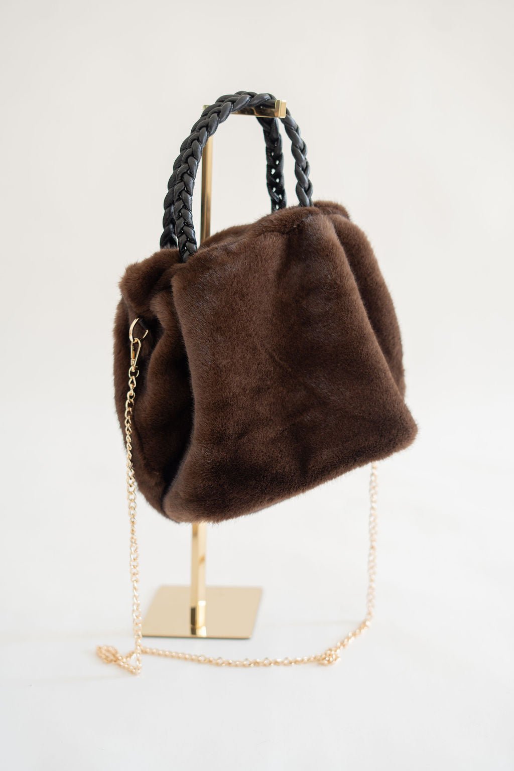 Heather Faux Fur Handbag