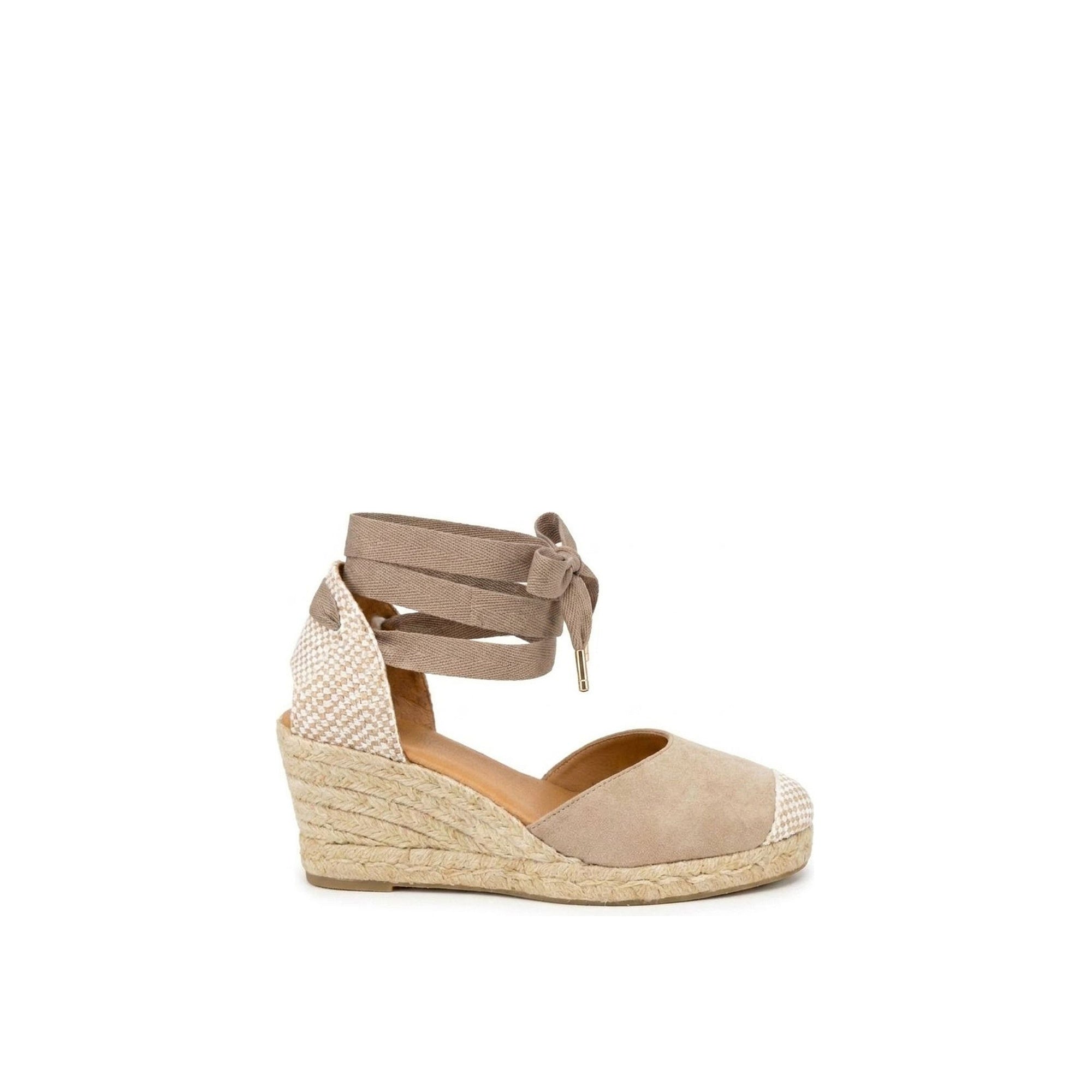 Jimena Mid Laces Taupe