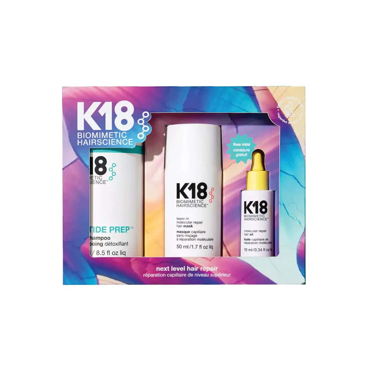 K18 Biomimetic Hairscience Next Level Hair Repair Trio 3piece