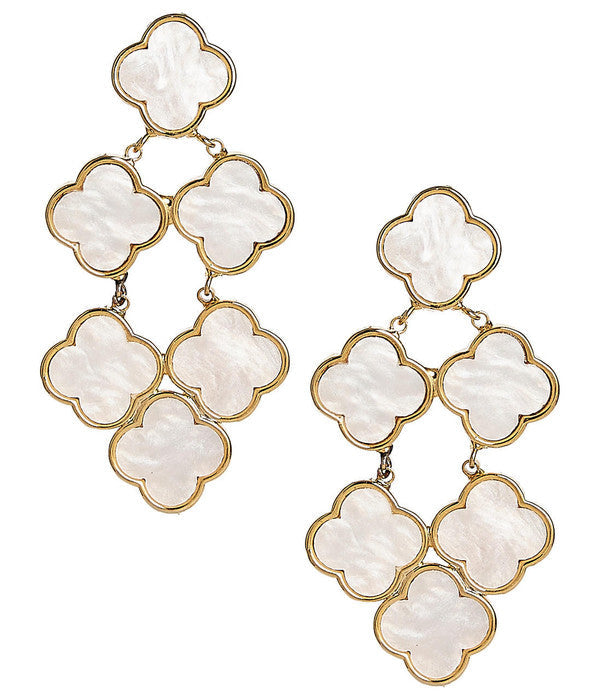 Camilla - Mother of Pearl - Statement Earring