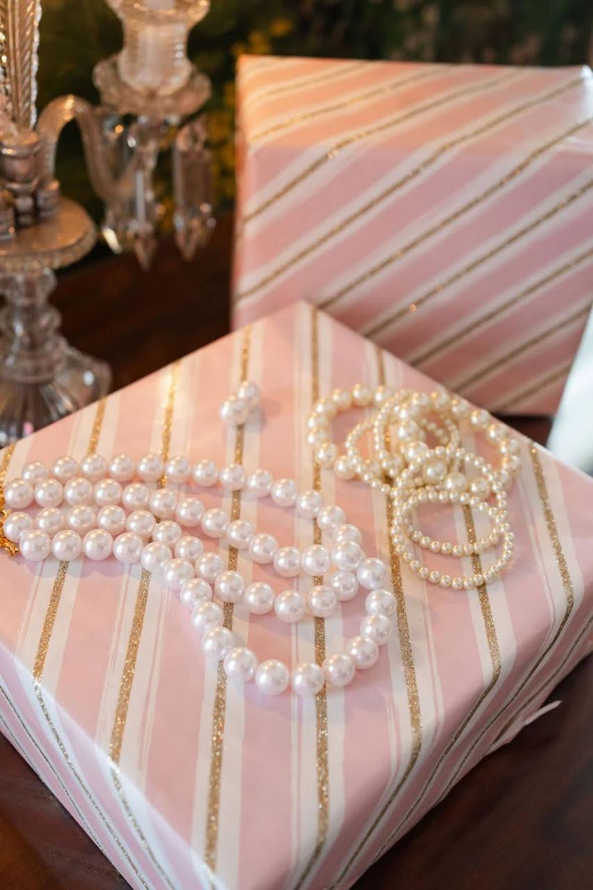 Double Birdie - Pearl  Statement Necklace