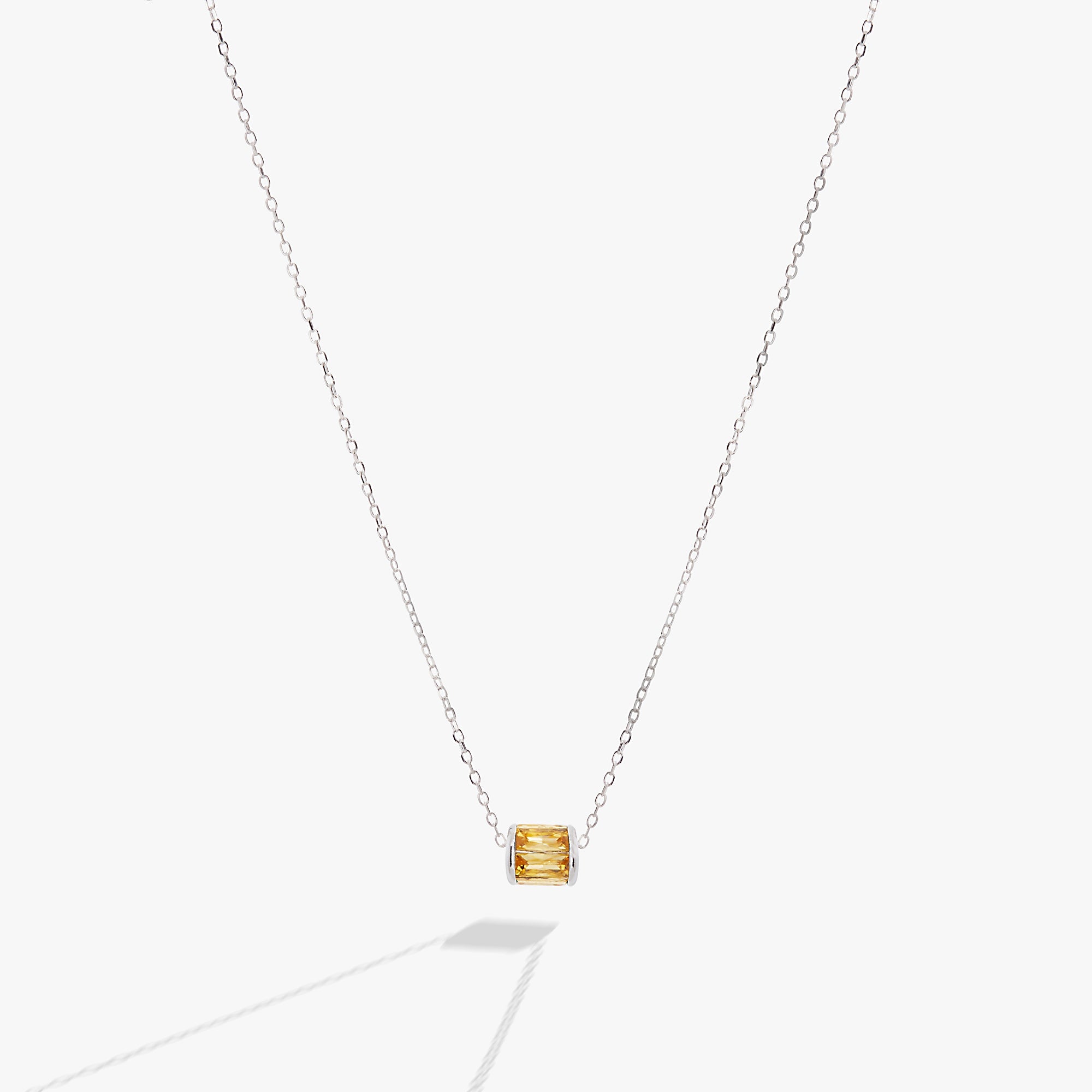 November Birthstone Precious Pendant Necklace