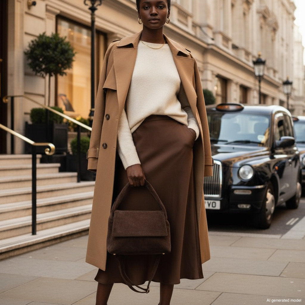 Italian Genuine Suede Top-Handle Bag | Ravenna