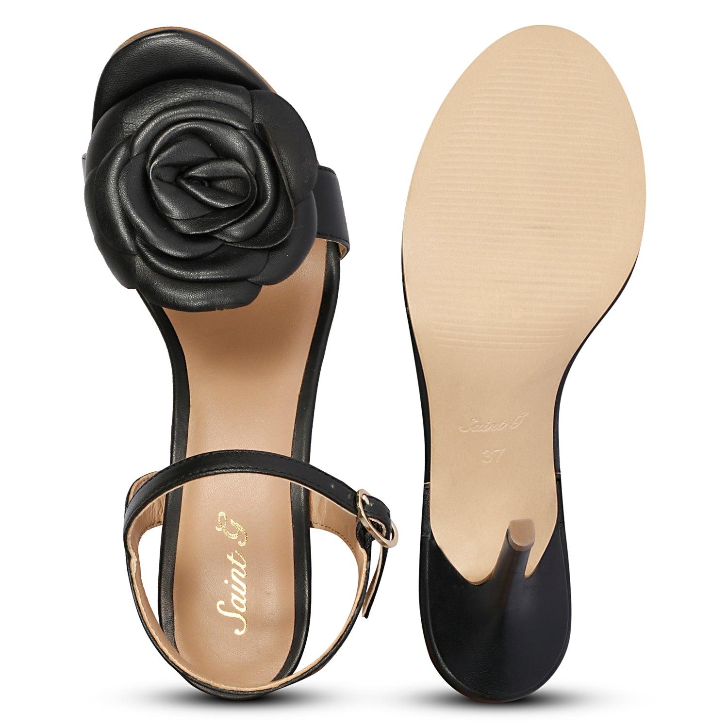 chanel black strap sandals
