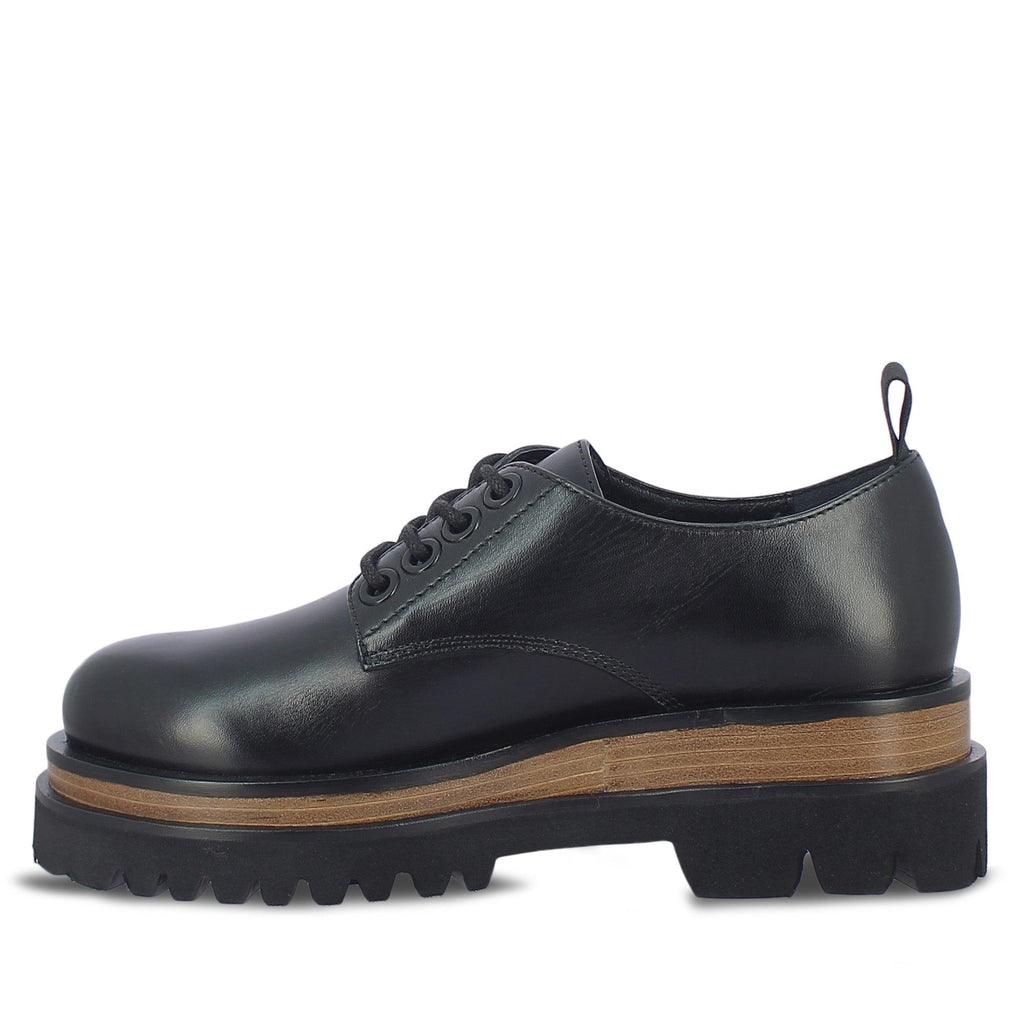 Erica Black Leather Shoes - FutureBrandsGroup