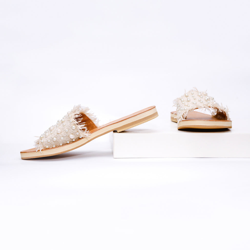 Navagio Pearl Leather Sandals, Future Brands Group, Jelavu