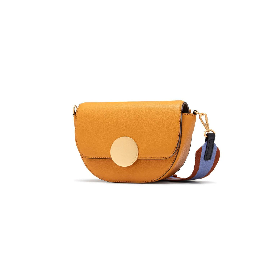 LOTTIE SADDLE CROSSBODY  by oryany, color, shadow yellow