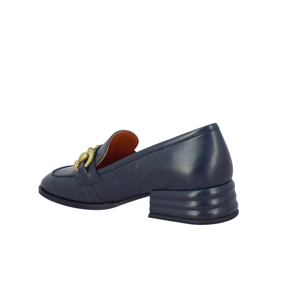 Jenny Navy Leather Loafer - FutureBrandsGroup