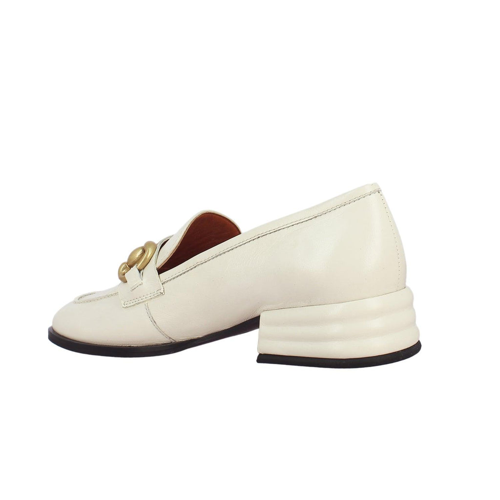 JENNY WHITE LEATHER LOAFER By Saint G, color, white, size, 36, 37, 38, 39, 40, 41