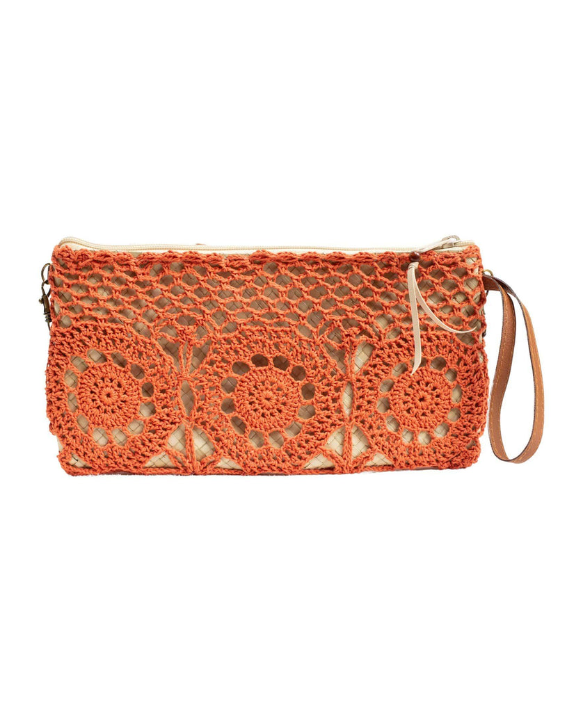 Jelavu Handbag Cora Crochet Clutch and Crossbody