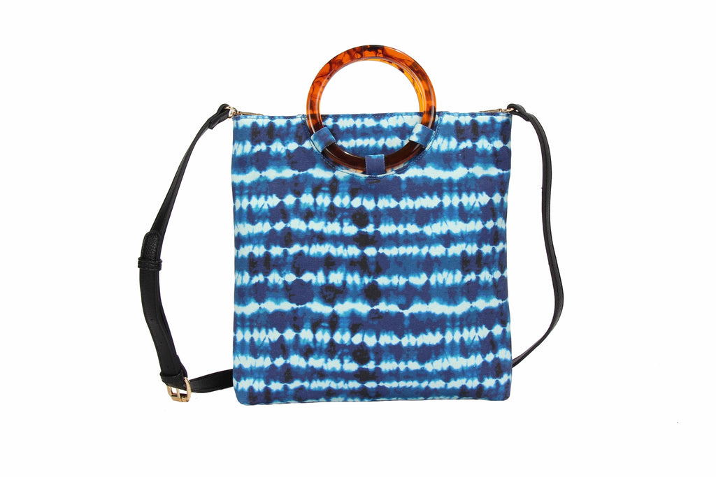 Katrina Szish x JELAVU Handbags BLUE The Margot Bag