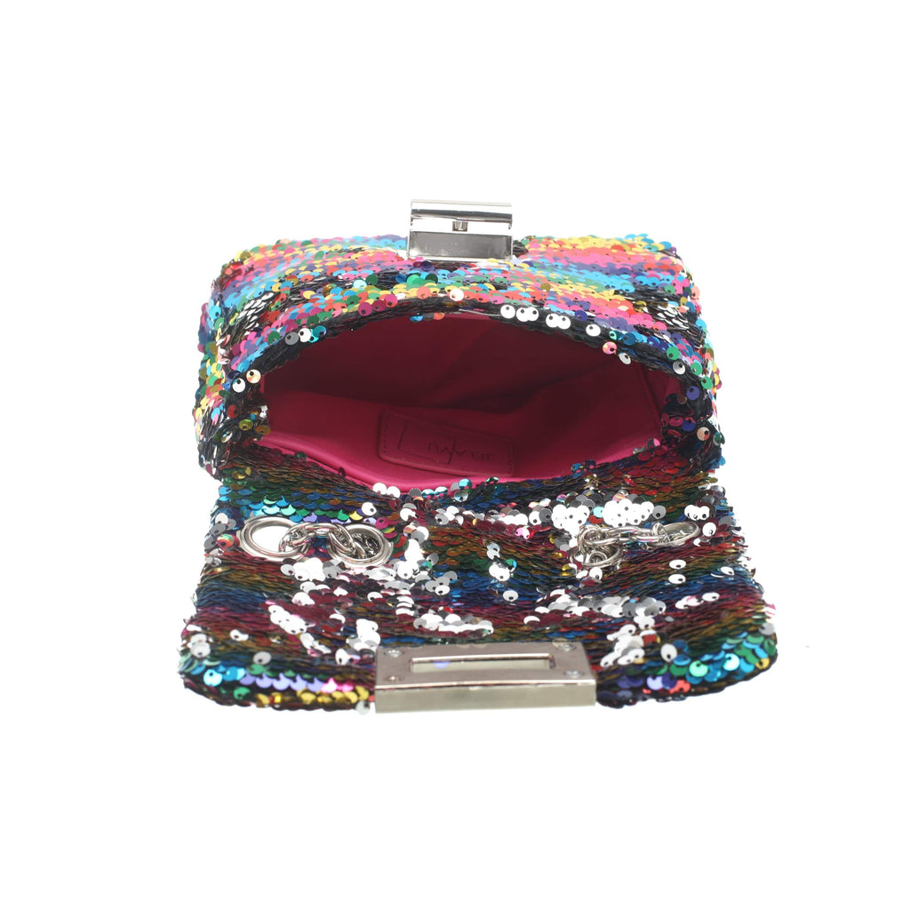 Madi Mini Crossbody Rainbow Sequin JELAVU Handbags