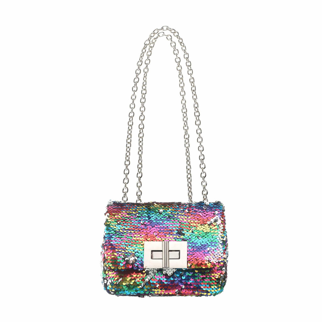 Madi Mini Crossbody Rainbow Sequin JELAVU Handbags 