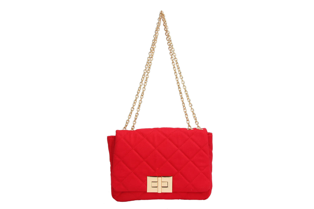 Katrina Szish x JELAVU Handbags RED The Barney Bag