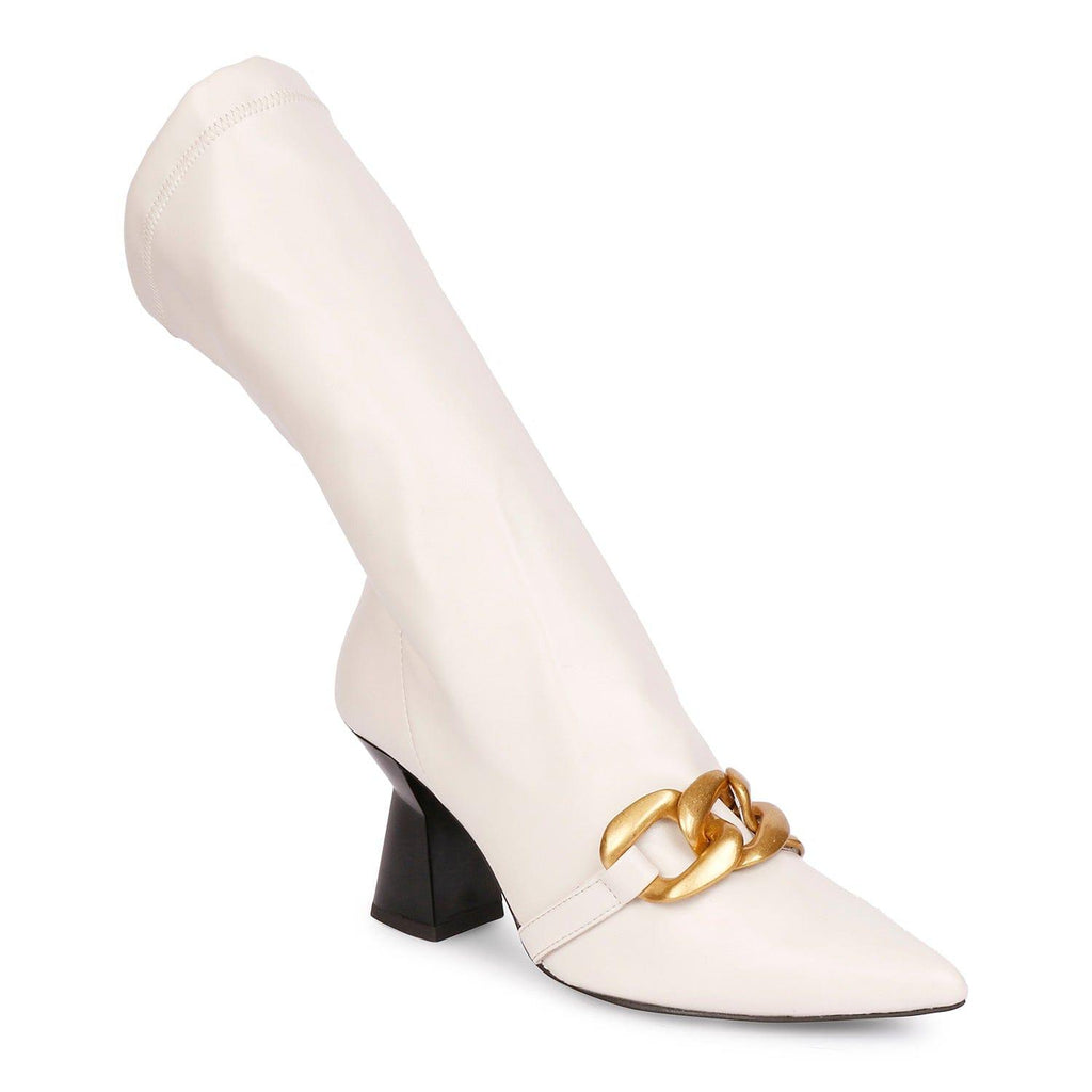 Saint G Rosalie Boots - Off White
