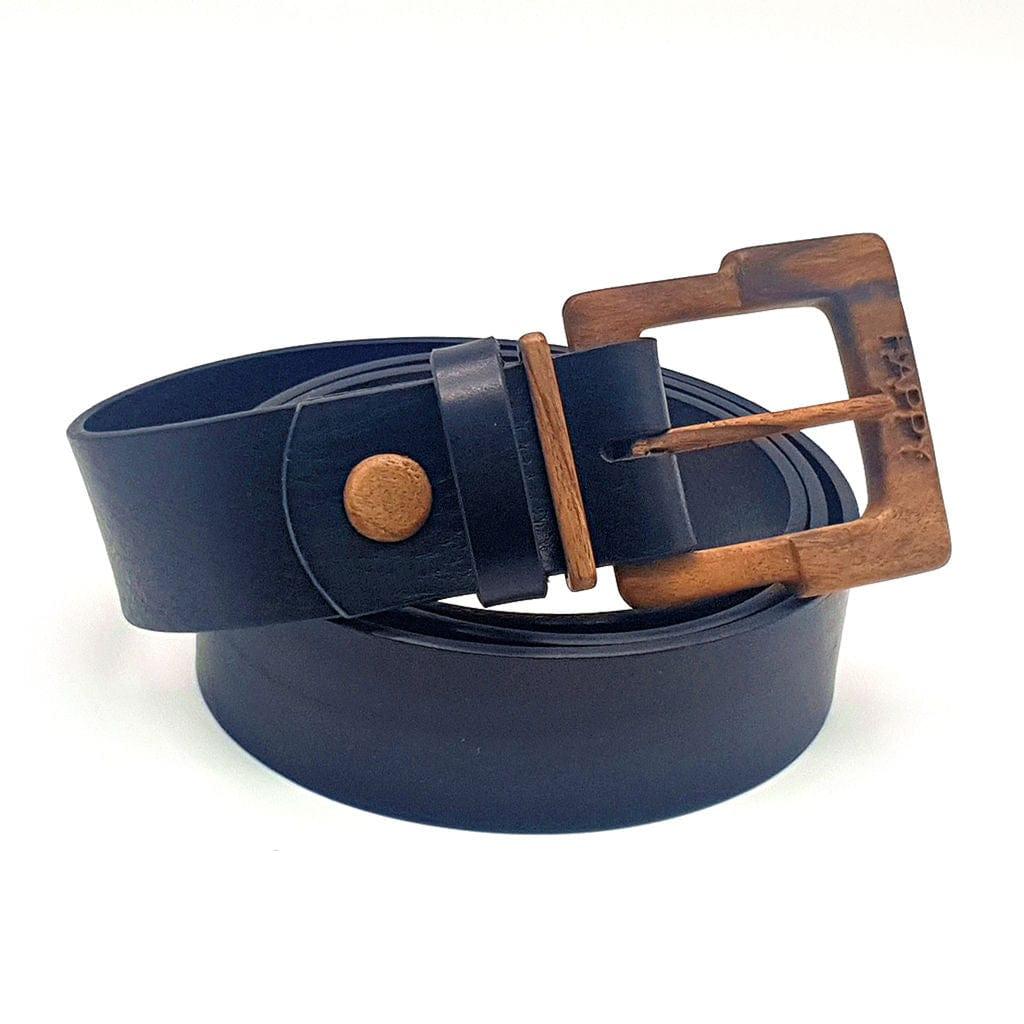 Wood Belt Belts Powell Belt Black