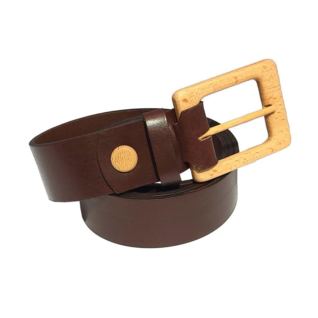 Wood Belt Belts Yosemite Belt Dark Brown